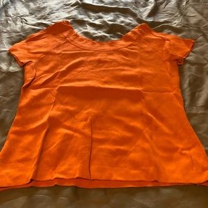 Orange shirt